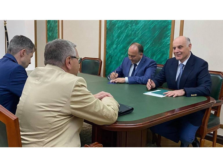 О встрече с Президентом Республики Абхазия А.Г.Бжания